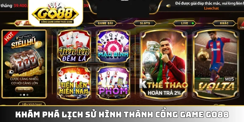 Khám phá lịch sử hình thành cổng game GO88
