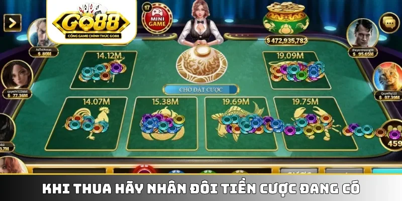 Khi thua hãy nhân đôi tiền cược đang có