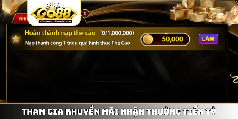 Tham gia khuyến mãi nhận thưởng tiền tỷ